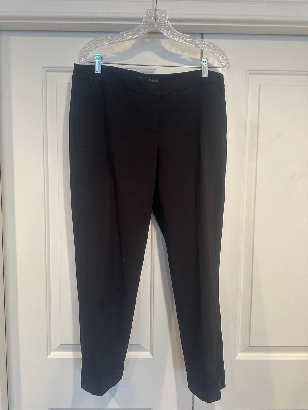 Harve Benard Black Cropped Dress Pants